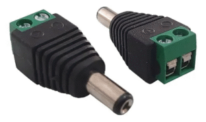 CONECTOR MACHO P4 CON TERMINAL PARA CÁMARA CFTV SOURCE