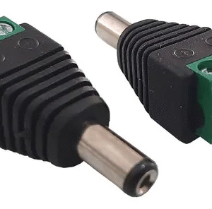 CONECTOR MACHO P4 CON TERMINAL PARA CÁMARA CFTV SOURCE