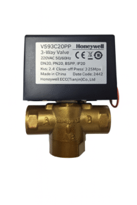 VALVULA FAN COIL 3 VÍAS 3/4" - BSPP - 220V (2 HILOS)