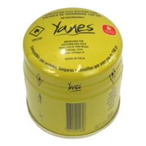 CARTUCHO PARA GAS BUTANO DE 190 GR TIPO 200