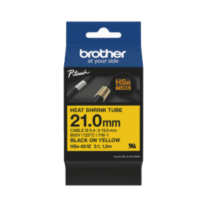 TERMOCONTRAIBLE HSE-211E 0,8-3,1 mm, 600V,125°C, NEGRO ,RELACIÓN DE CONTRACCIÓN 3:1,LONGITUD 1,5 M