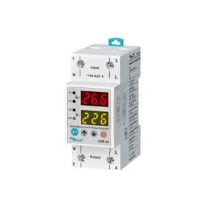RELE DE PROTECCION CONTRA SOBRECORRIENTE Y VOLTAJE AJUSTABLE (40A) CON PANTALLA DUAL AVR-40