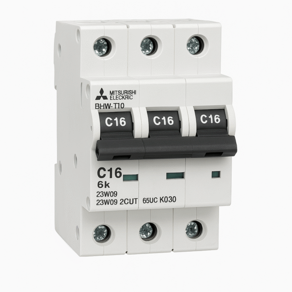 INTERRUPTOR AUTOMATICO C16, 16A,6KVA, 3 POLOS, 23W09,2CUT 65UC K030