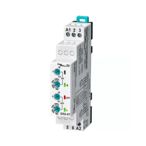 RELE TEMPORIZADOR DERECHA IZQUIERDA (INVERSOR) 0,1SEG - 100MIN 220VAC ERS-07