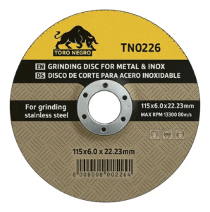 DISCO DE CORTE DE METAL PARA ACERO INOXIDABLE 4,5"