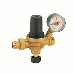 VALVULA DE REGULADORA DE PRESION 1/2" CON MANOMETRO