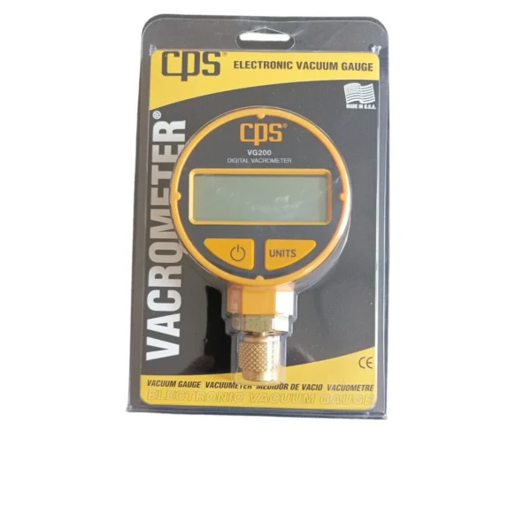 Vacuometro Digitale VG200 Con Display LCD, Batteria 9V Inclusa