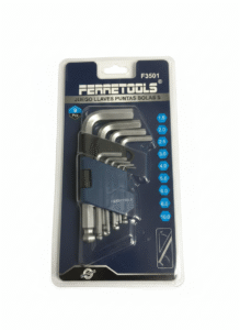 JUEGO DE LLAVE ALLEN PUNTA BOLA (9pcs)