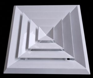 DIFUSOR 4 VIAS 30X30CM CON DAMPER